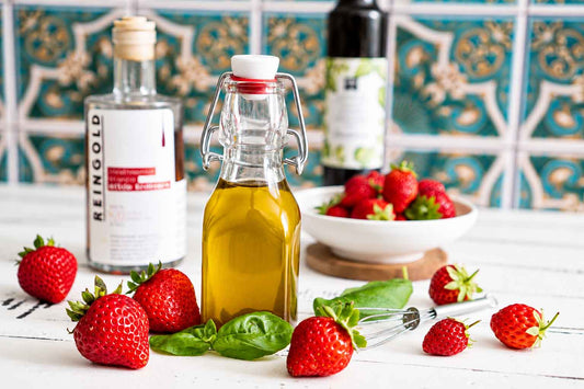 Erdbeer-Basilikum-Vinaigrette