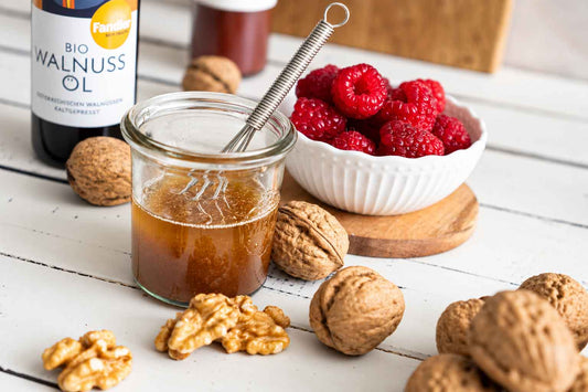 Himbeer-Walnuss-Dressing