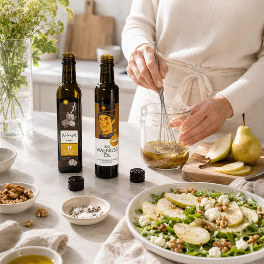 Walnussöl: Verwendung, Gesundheit, Braten