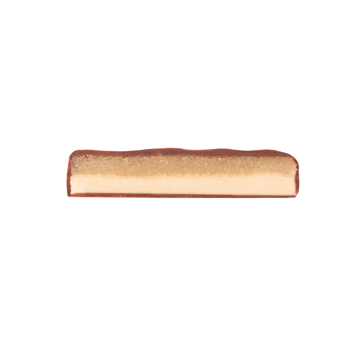 Marzipan-Mandeln im Querschnitt.