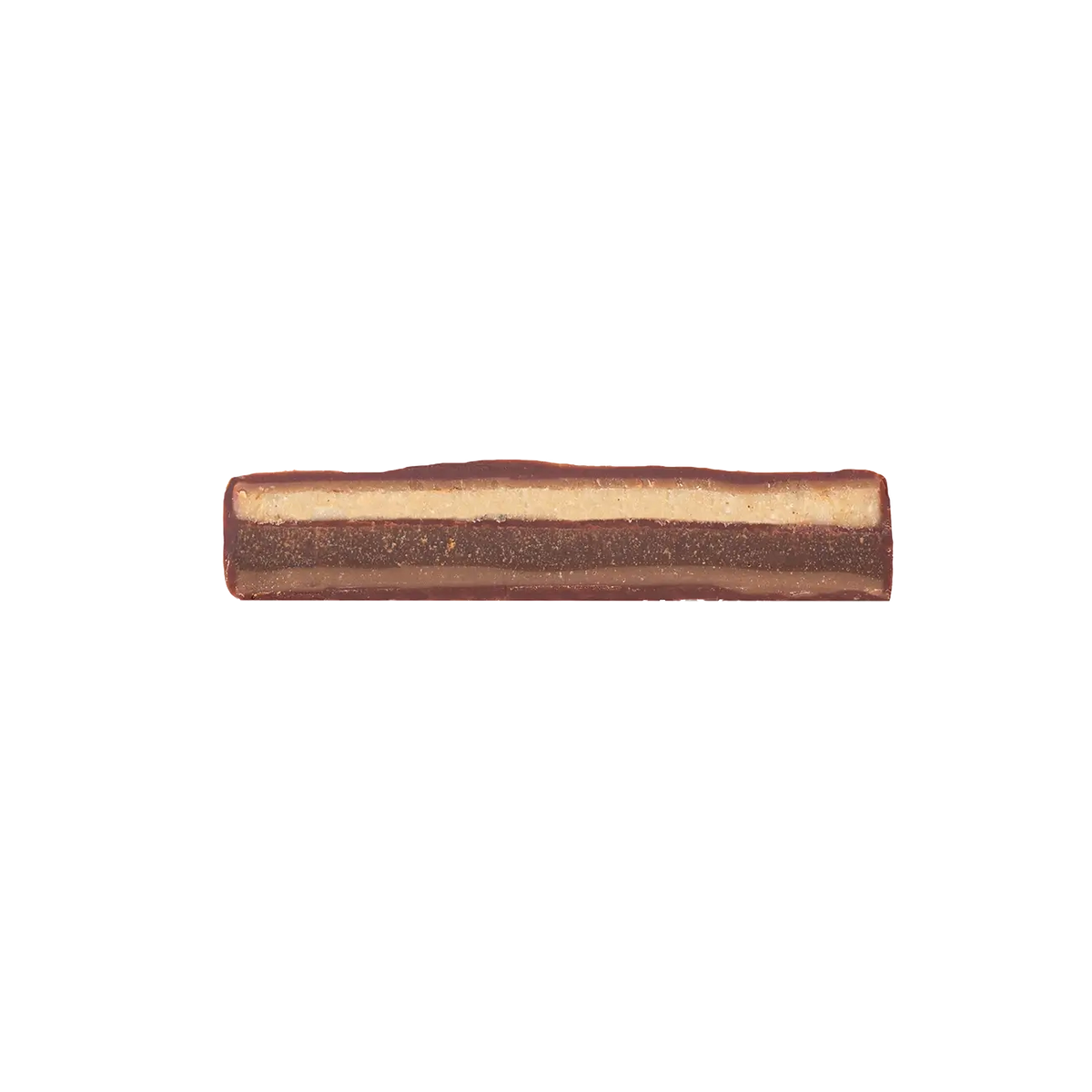 Tiramisu-Schnitt in Schichtenansicht.