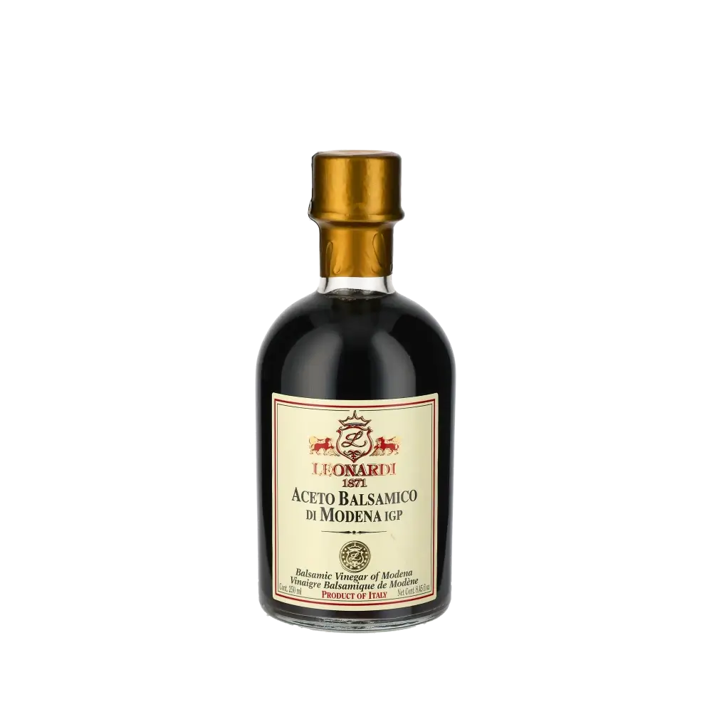 Flasche Leonardi Aceto Balsamico di Modena IGP.