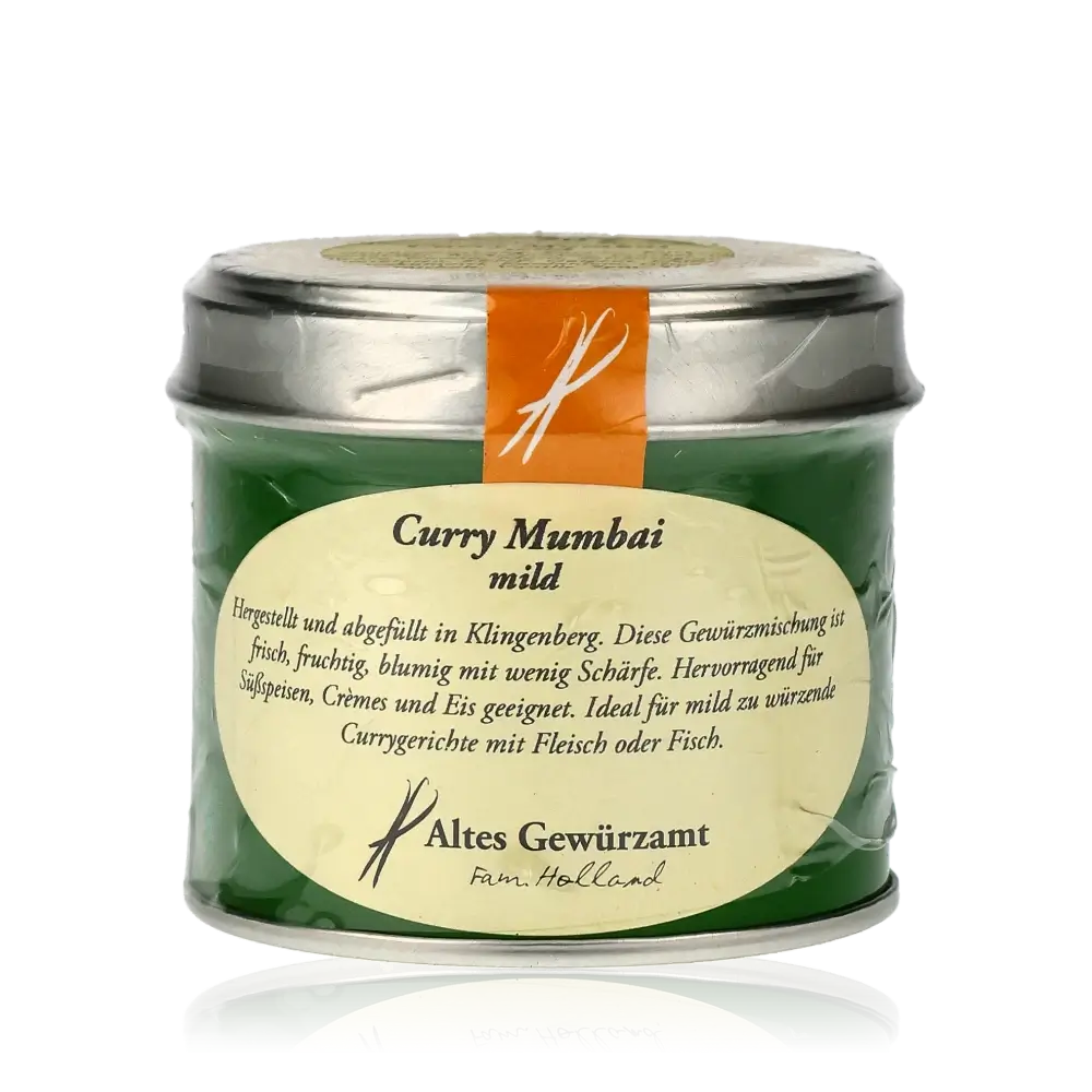 Curry Mumbai, Altes Gewürzamt, grüne Dose