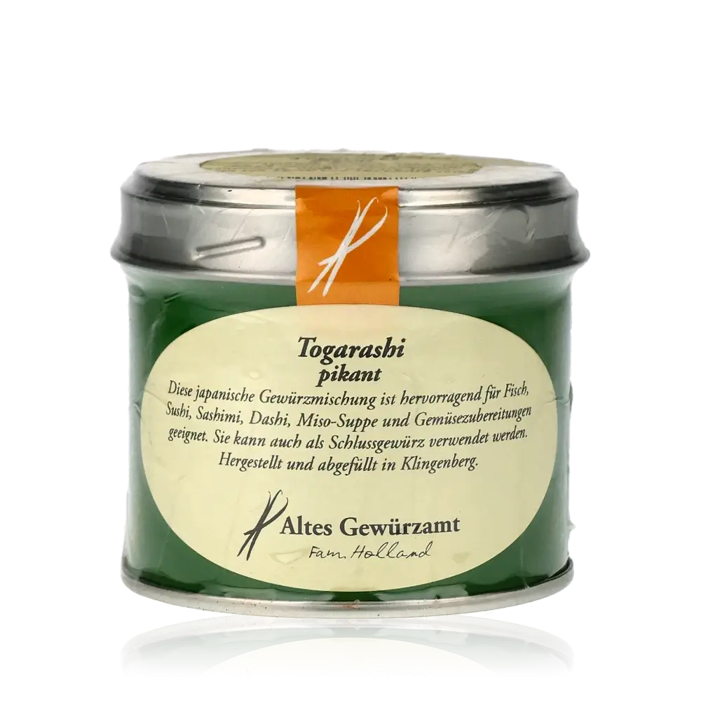 Togarashi, Altes Gewürzamt, grüne Dose