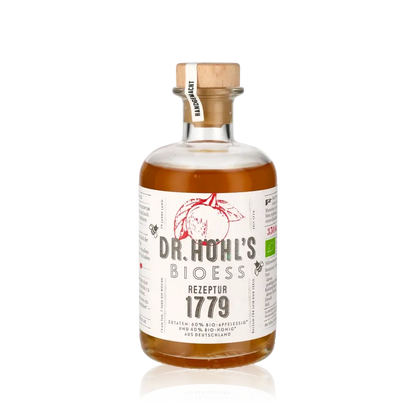 Dr. Höhl's Bioess 1779 Apfelessig mit Honig Flasche.