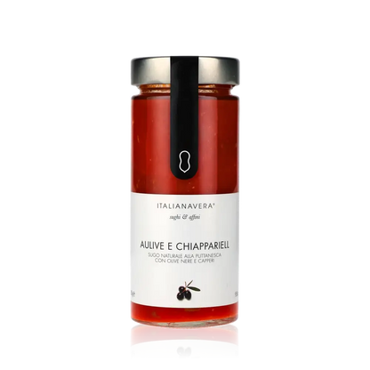 Italienische Tomatensauce im Glas, Marke Italianavera.