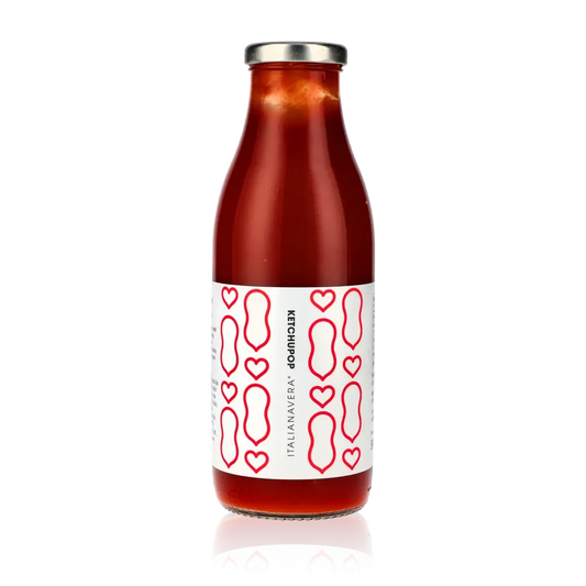 Ketchup aus San Marzano Tomaten - Italianavera;Ketchup aus San Marzano Tomaten - Italianavera