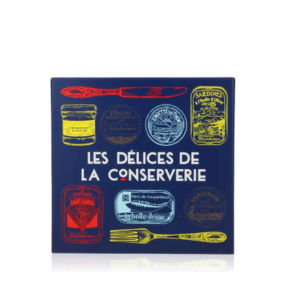 Feinkostverpackung mit Fischspezialitäten von La Belle Iloise.