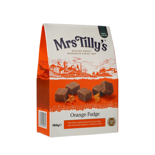 Verpackung von Orange Fudge.