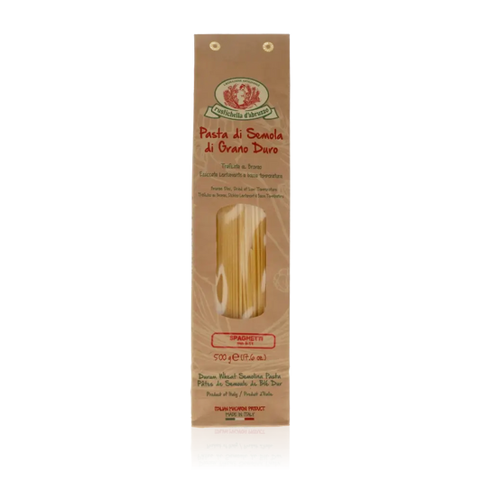 Rustichella Abruzzo Spaghetti 500g Packung, italienische Pasta.