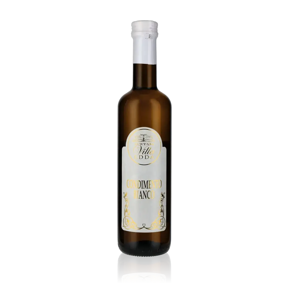 Flasche Villa Edda Condimento Bianco weißer Balsamico Essig.