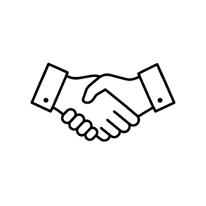 Icon Geschäftspartner:innen