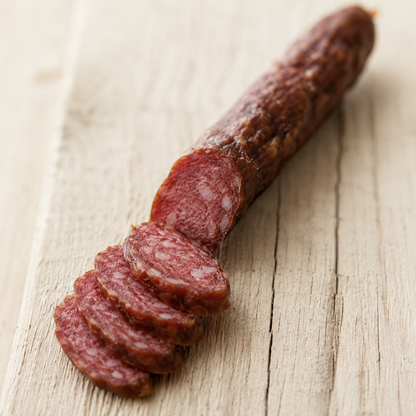 Aufgeschnittene Kaminwurzen Reifer Gourmet