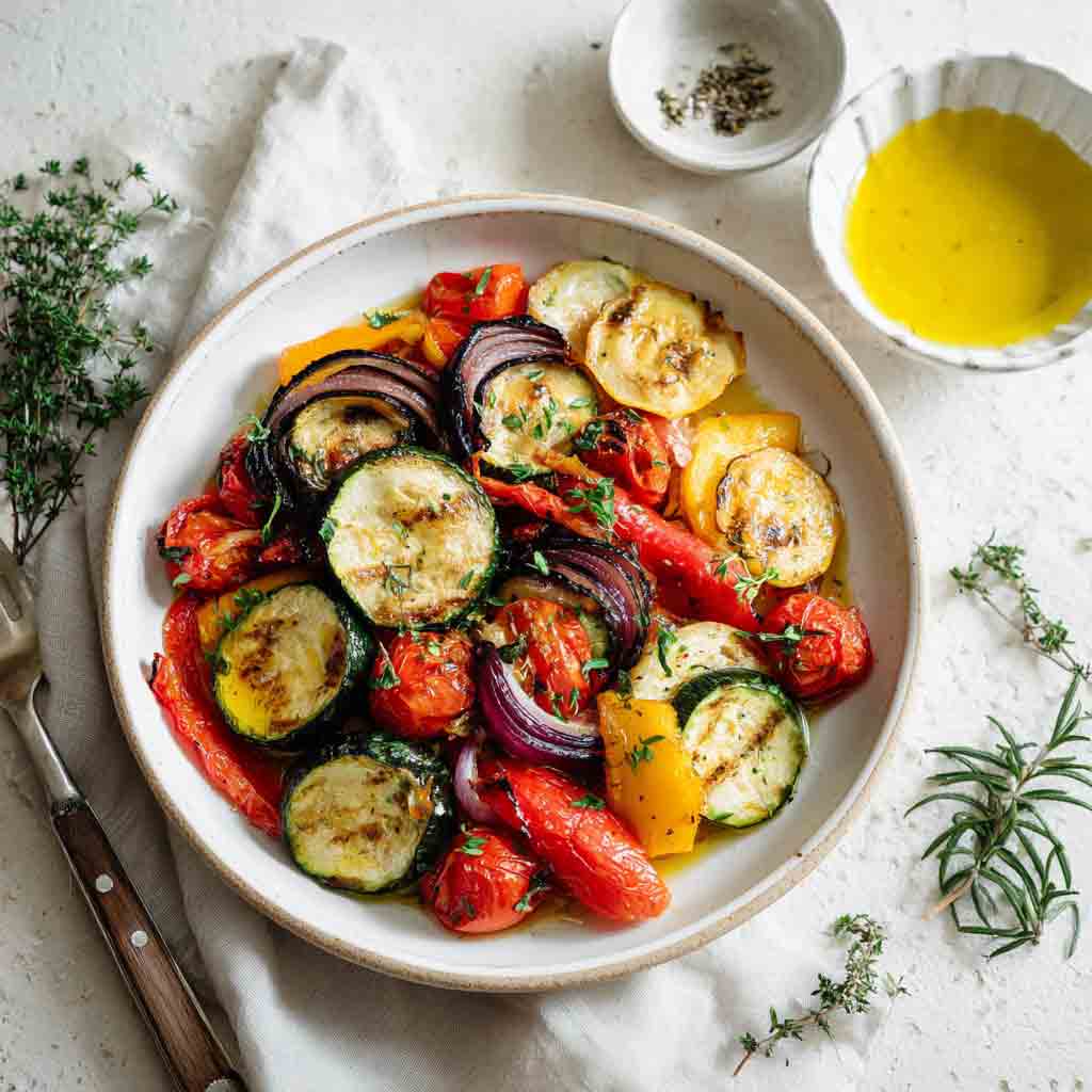 Ofengemüse mit Olivenöl