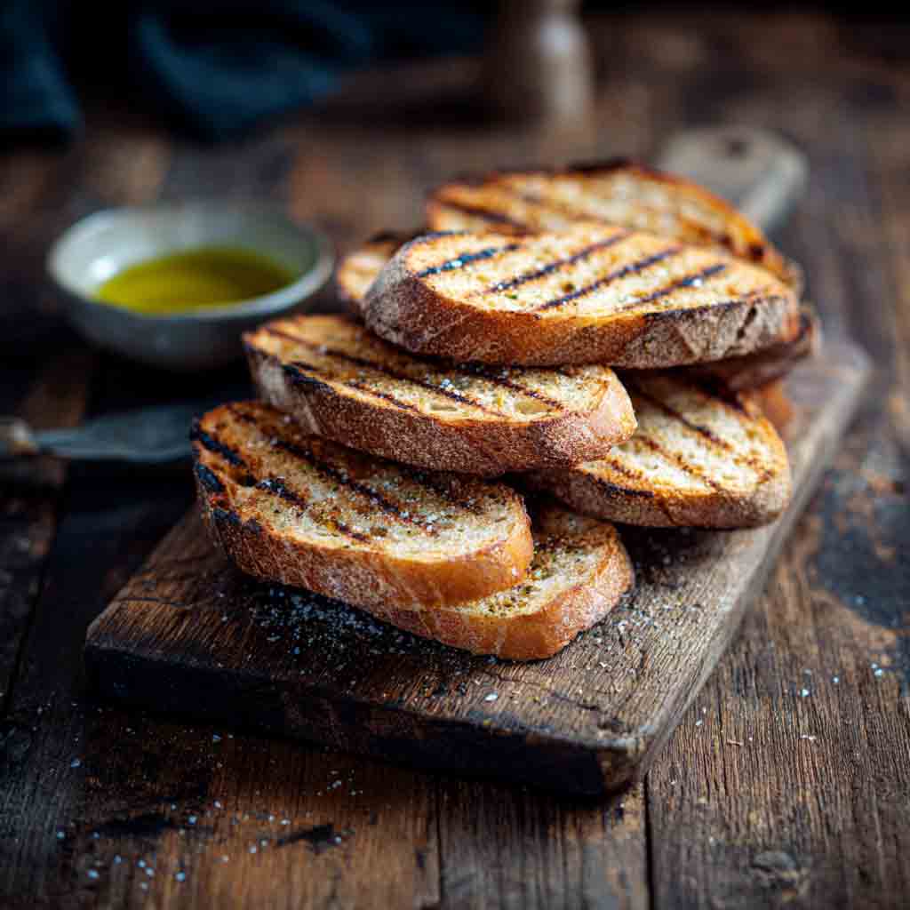 Geröstete Brotscheiben