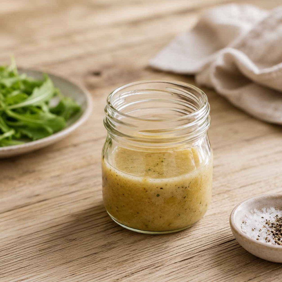 Selbst gemachtes Honig-Senf-Dressing