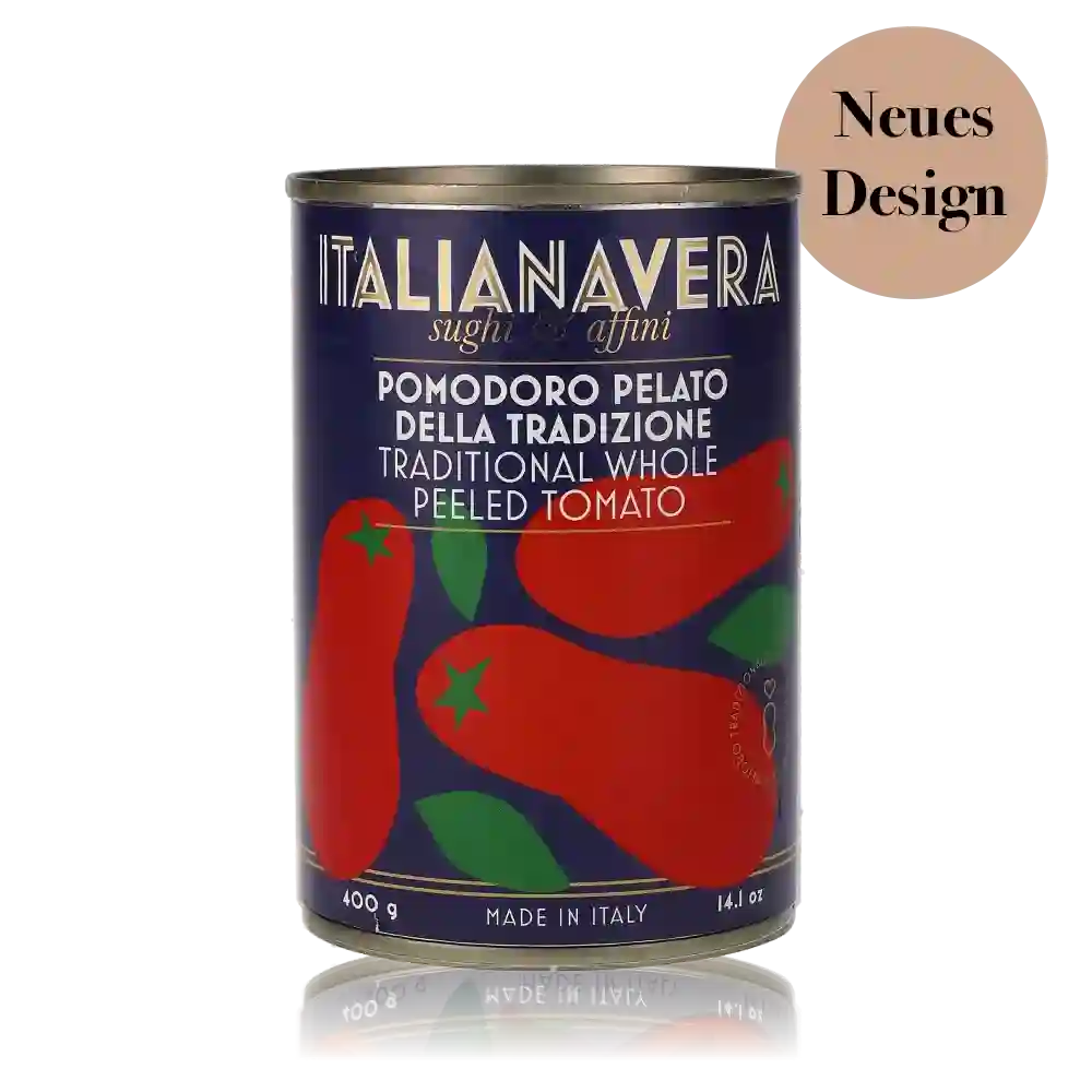 Pomodoro Perlato della Tradizione, ganze geschälte Tomaten von Italianavera