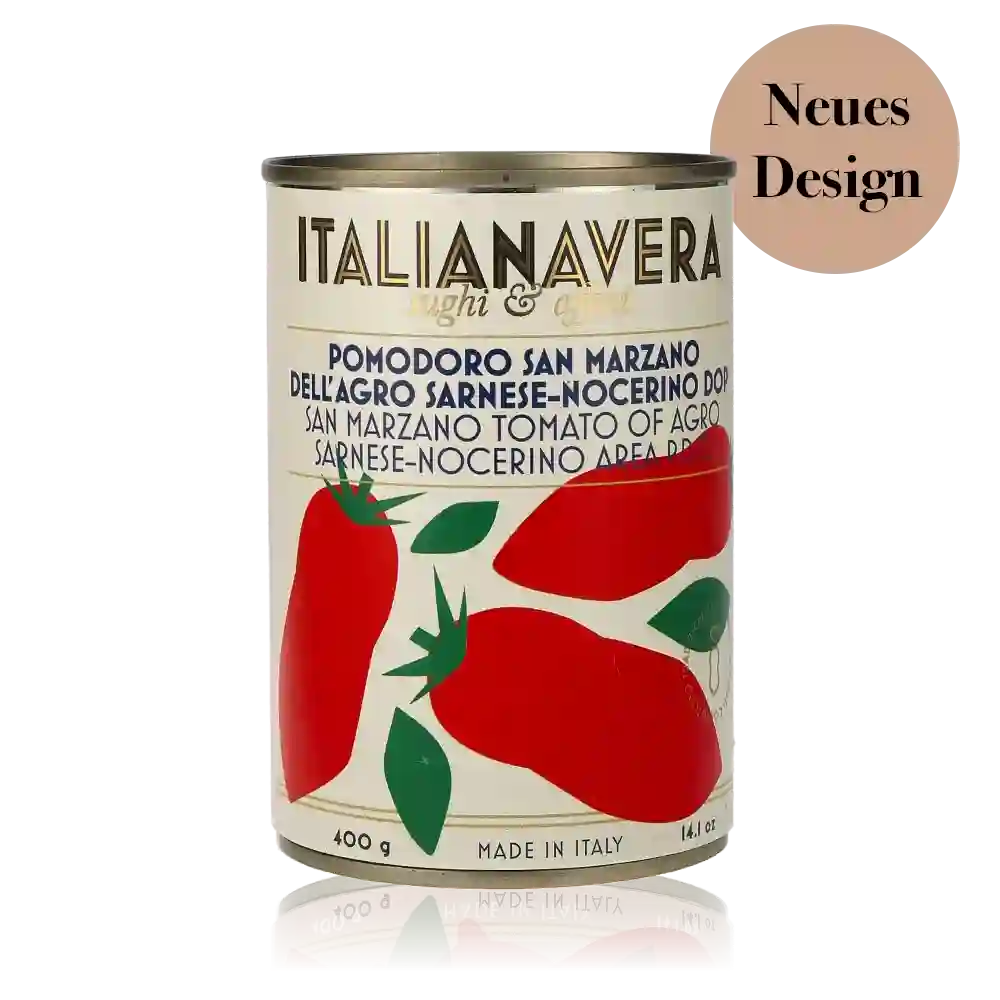 Pomodoro Perlato San Marzano DOP, Geschälte Tomaten von Italianavera