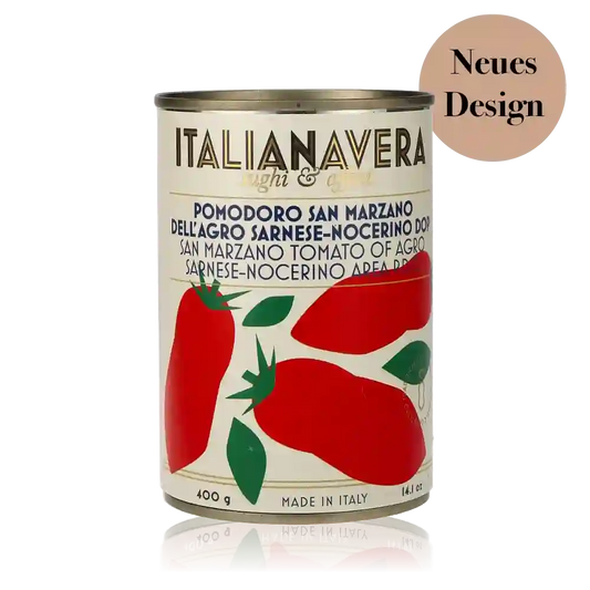 Pomodoro Perlato San Marzano DOP, Geschälte Tomaten von Italianavera