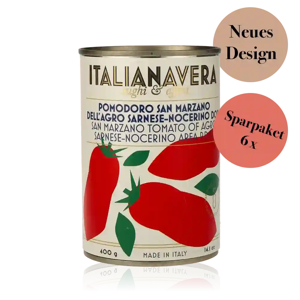 Sparpaket 6 x Pomodoro Perlato San Marzano DOP. von Italianavera