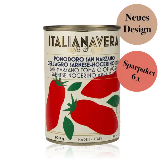 Sparpaket 6 x Pomodoro Perlato San Marzano DOP. von Italianavera