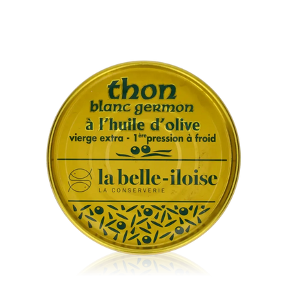 La Belle-Iloise Thunfisch in Olivenöl Konservendose.