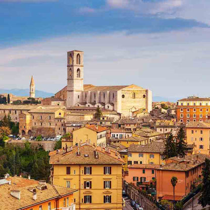 Stadtansicht von Perugia, Italien.