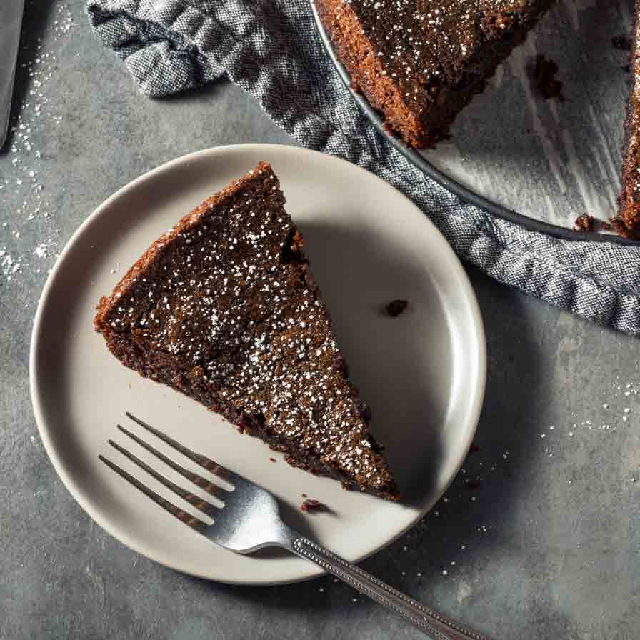 Schoko-Olivenöl-Kuchen