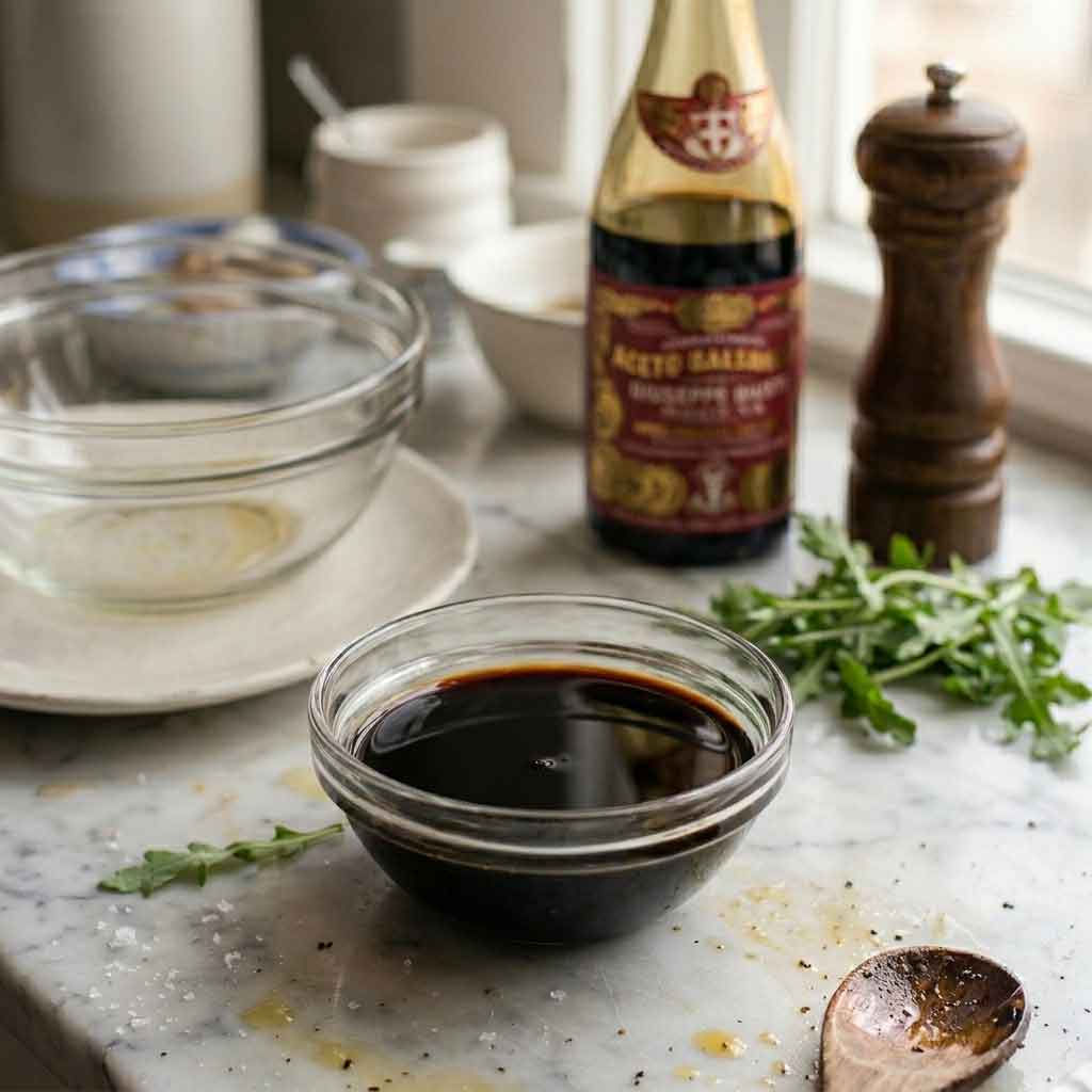 Aceto Balsamico di Modena in einer Glasschale